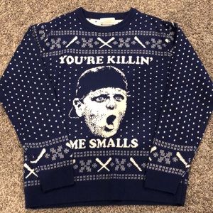 Medium Sandlot Ugly Christmas Sweater